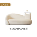 Beauty shop special-shaped sofa clothing store beauty salon cream style coffee table combination wedding photo studio l-shaped combination