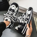 Men's shoes: 2026 spring new arrivals - trendy casual versatile agnes shoes, chunky sole, unique design, slip-resistant, wear-resistant, fashionable dad shoes