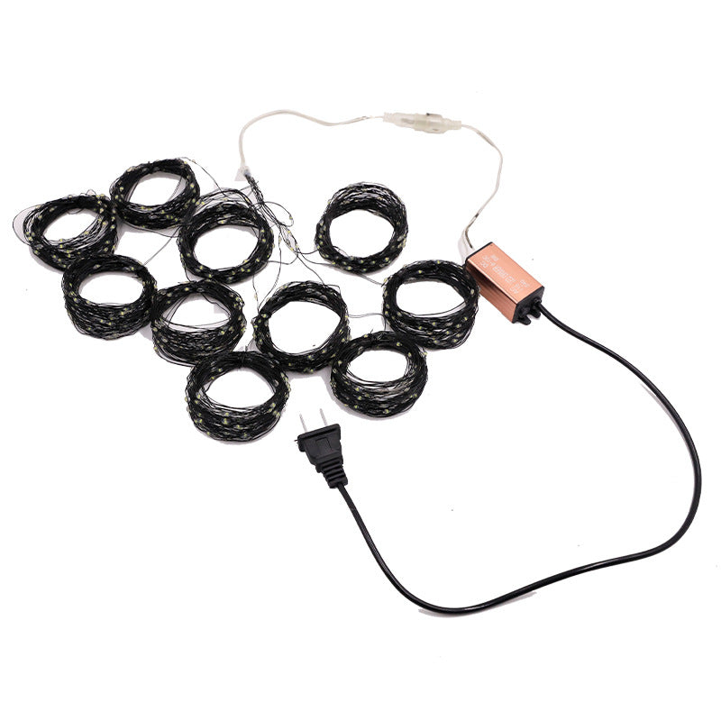 Wedding props rice lamp ceiling atmosphere light LED copper wire light marriage proposal wedding arrangement light string multi-purpose lanterns