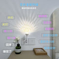 Dreamy starry sky projector ambient light - usb powered, smart voice control, sleep companion night light, decorative background lighting (english/chinese)