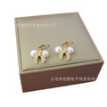 wholesale: a pair of trendy bow earrings. gold-plated bow tie earrings, perfect for everyday wear