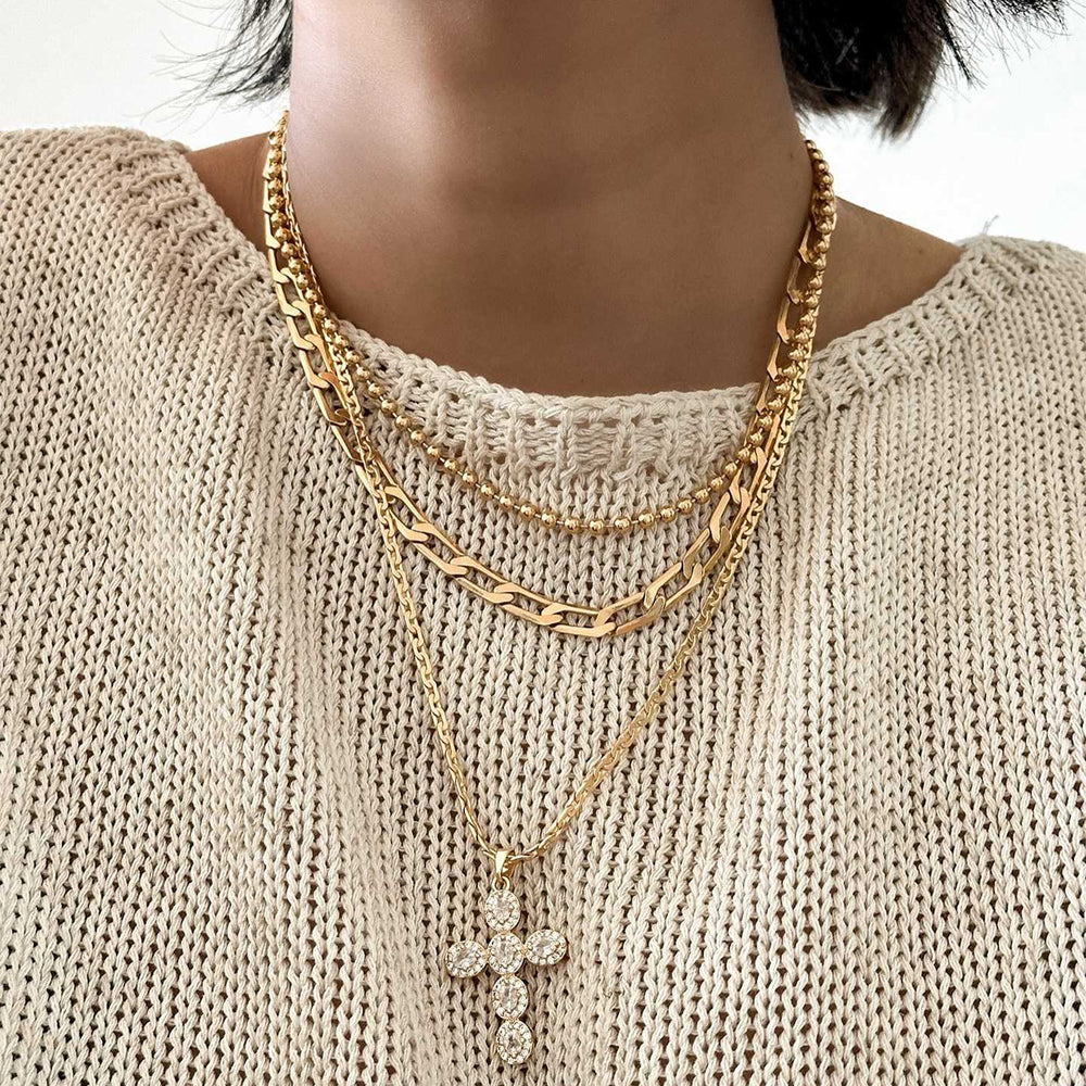 Long necklace wholesale european and american cross-border jewelry accessories women's high-end accessible luxury sweater necklace autumn and winter niche clavicle chain