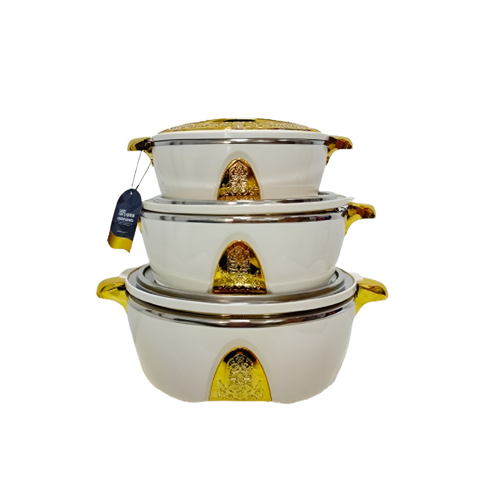 1.5l-2.5l-4.0l food warmer containerforeign trade 3pcs thermal insulation box set