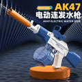 [customized] electric ak47 burst water gun, automatic water absorption, high pressure, strong water spray, water gun, water gun toy