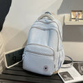 New arrival backpack classic student school bag large capacity lightweight water-repellent backpack lightweight pure color backpack