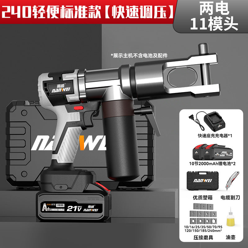 Wholesale lithium electric hydraulic crimping pliers, rechargeable crimping tool, electric wire crimping pliers, wire terminal copper lug crimping tool