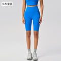 No awkward line, nude-feel yoga leggings for women. stretchy, tummy-control, athletic capri pants with peach lift and butt enhancement. fitness leggings d25033