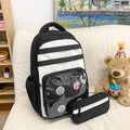2025new arrivaldetachable pencil case school bag transparent flap pocket pantscute pain bag casualpure color female student backpack