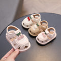 spring/summer new baby & toddler squeaky shoes, first walker sandals, cartoon soft sole baby shoes, 0-2 year old girl's sandals