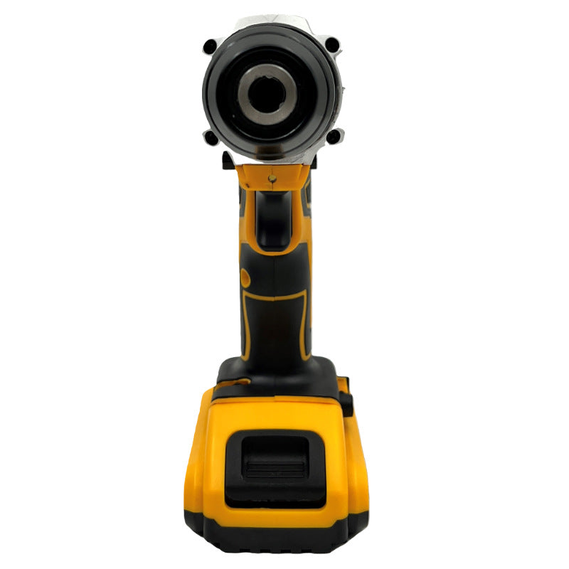 Dewei high-power double bead three-function metal chuck lithium battery impact drill hand electric drill kit work box