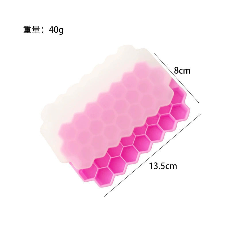 Large ice cube mold ice tray ice box silicone large square ice for home frozen ice cubes large food grade homemade handy gadget