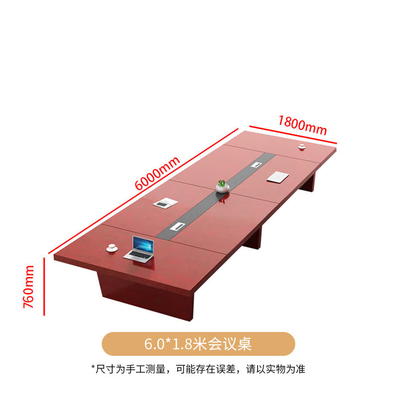 Saint li conference table with wood veneer paint conference table office negotiation training table