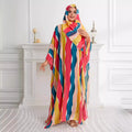 supply round neck chiffon printing abaya plus sizedress bat shirt robe women's long skirt special price