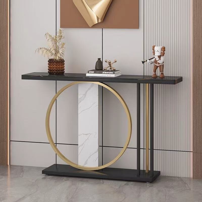 Entryway cabinet light luxury high-end entrance table ultra-narrow extremely narrow corridor aisle entrance table entrance door altar rock slatted case