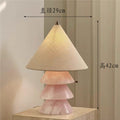 Pyralis creative art jade table lamp - natural nordic light luxury for bedroom, study, b&b, villa, and living room decoration