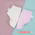 Pink and white-2 packs (pure cotton for baby girls in summer)