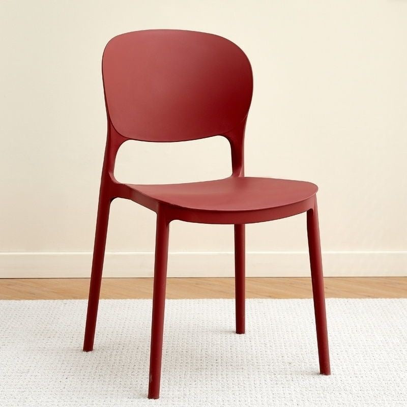 Plastic chair thickened backrest dining chair dining table for homeaccessible luxuryclassy sense negotiation stool stackable catering commercial