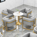 Nordic style coffee shop & bubble tea shop furniture set: tables, chairs, casual bar, lounge music, dining bar, commercial western restaurant booths & sofa combination