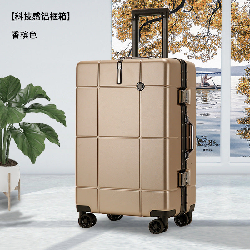 Luggage female ins small light suitcase universal wheel 24 male and female multi-capacity student password case trolley case