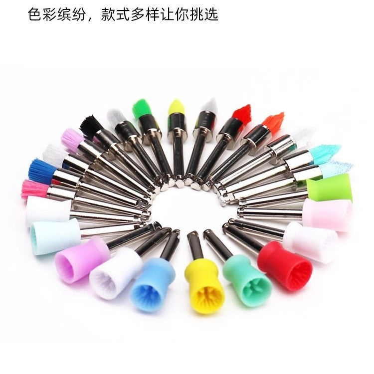 Dental polishing cups 100 per box, tooth polishing cups, low-speed mobile phone polishing cups, white polishing cups