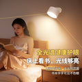 Wireless wall lamp - no wiring, no drilling! bedside bedroom night light, room sensor, magnetic suction, remote control, rechargeable ambient spotlight