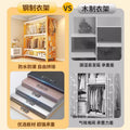 For homeshelves wardrobe bedroom simple assembly coat rack open floor standing hole board angle steel clothes rack storage rack