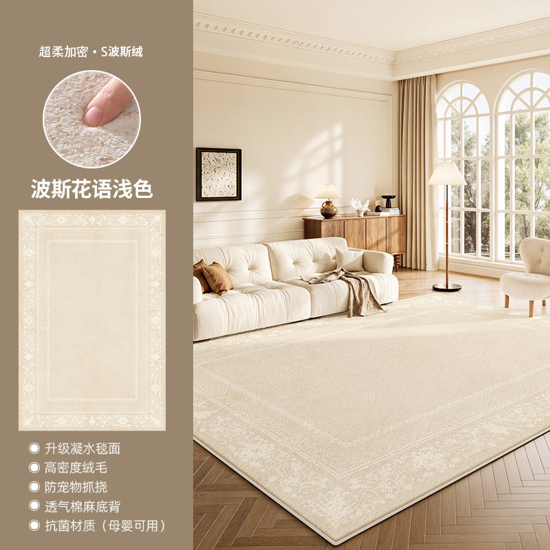 Distributed carpet living room bedroom  new style accessible luxury high-end modern simple bedside no-wash, wipeable and no maintenance