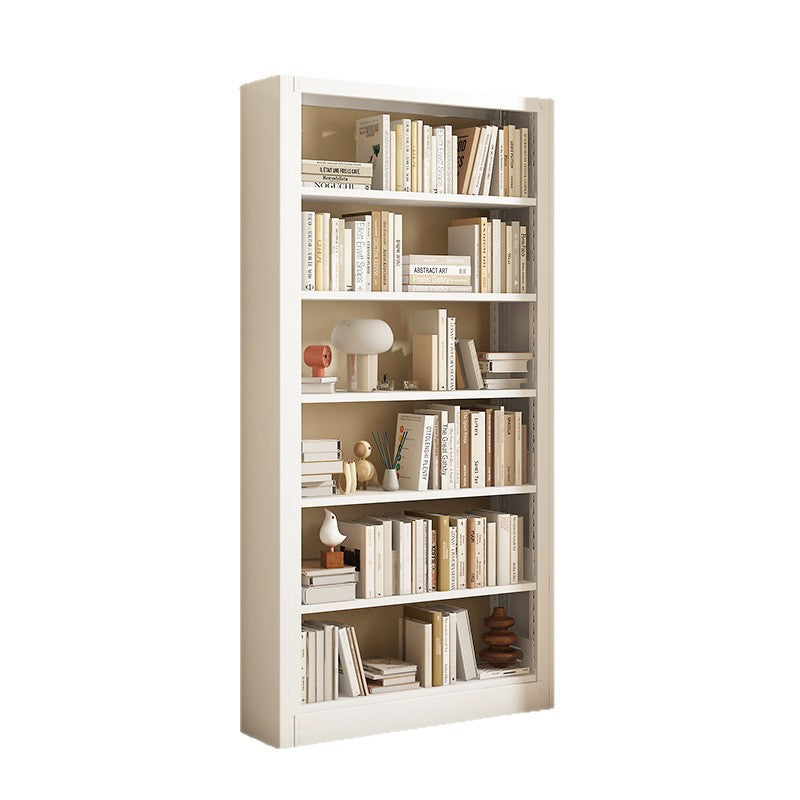 Home library steel bookshelf all-in-one wall-mounted living room kids iron book storage bookcase floor-standing shelf