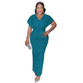 supply  fashion non-elegantwork clothingpure color mid-waistdress special price