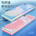 Silver sculpt k500 wired gaming keyboard - colorful backlit, mechanical feel, desktop pc accessory - cross-border wholesale for aliexpress