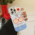 Two red cherries are suitable for lambskin large window iphone16 protective case 15 apple 17pm anti-fall mobile phone case