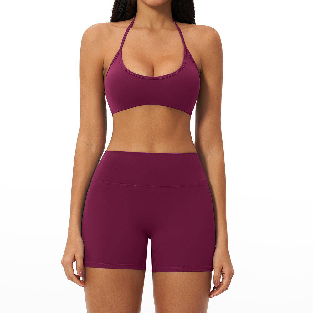 quick-drying yoga clothes suit breathable elastic casual yoga suit seamless running fitness clothes for women 2551