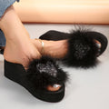 2024 new heart-shaped women's plush height-increasing slippers: stylish, trendy, elegant, versatile, comfortable, and premium