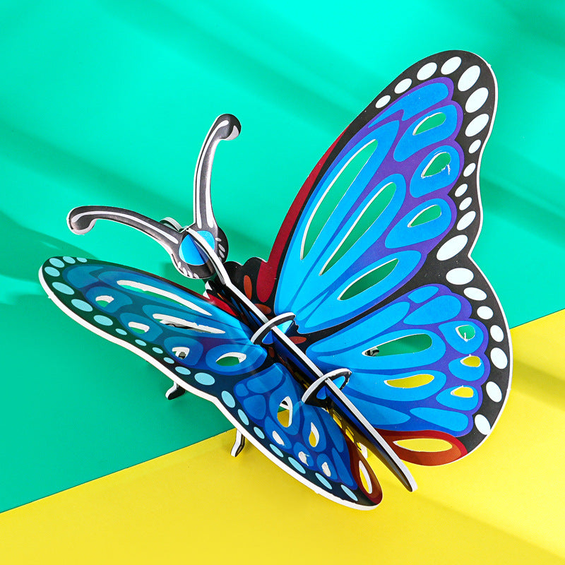 KT Butterfly Technology Small Production Insect Cognition Handmade DIY Puzzle Primary School Student Science Experiment Material Package