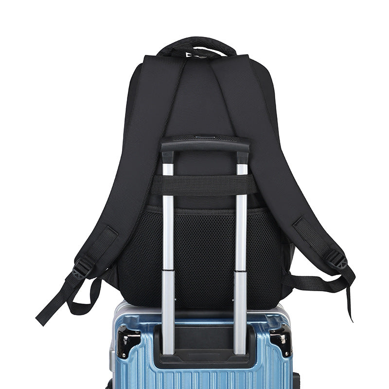 Cross-border backpack can print logo large-capacity outdoor commuting computer travel bag men's business schoolbag casual backpack