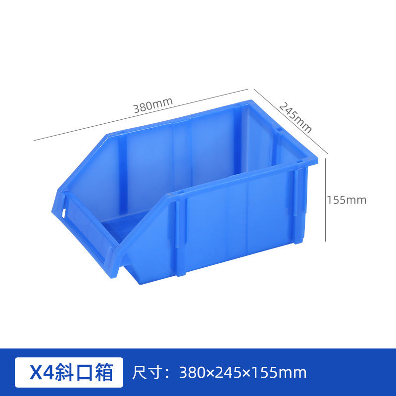 Free shipping oblique combined parts box plastic sorting shelf material box screw tool hardware accessories storage box