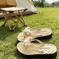 Summernew arrival cartoon cute style thick sole flip-flops women's outwearfashioneasiest for match beach flip-flops women's sandals
