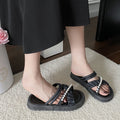 new arrival: women's summer outdoor fashion slides - trendy, non-slip, one-strap, fairy-style, cool slippers - anti-slip and comfortable