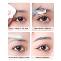 Colorful fenling eyebrow shaping tool suit with eyebrow comb and trimming eyebrow scissors macro beginner security eyebrow trimmer