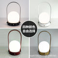 Danish ins girl charging table lamp bedroom bedside lamp camping portable creative bar restaurant atmosphere touch lamp