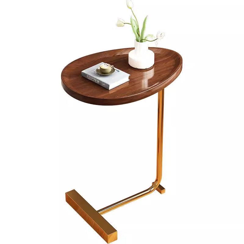 Influencer-approved bedside storage shelf, small round table, simple home sofa side table, coffee table, bedside cabinet, modern minimalist bedroom