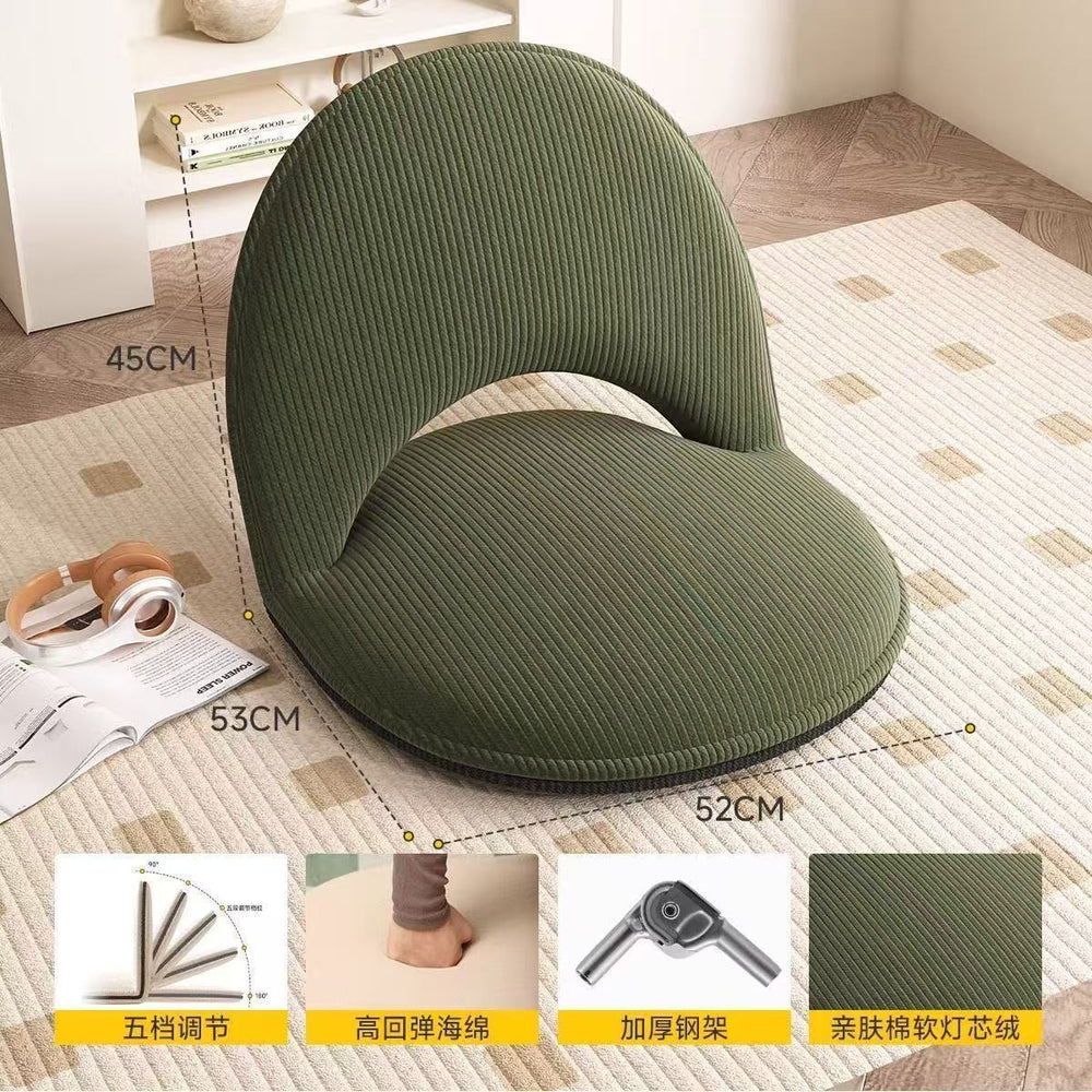 Beanbag sofa tatami folding seat bed back chair single balcony floor cushion bedroom living room bay window