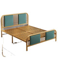 Iron bed double modern casual soft bed for home soft back bed apartment 1.35m b&b single iron bed