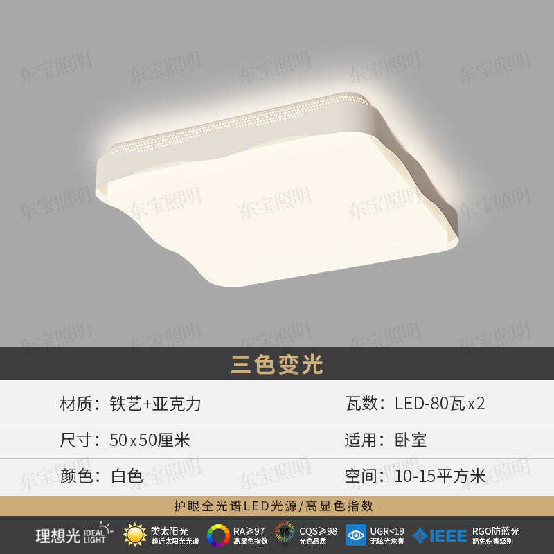 Dongbao Lighting Bedroom Minimal Ceiling Light, Full Spectrum Eye Protection LED Light, Hall Main Light Zhongshan Furniture Lighting