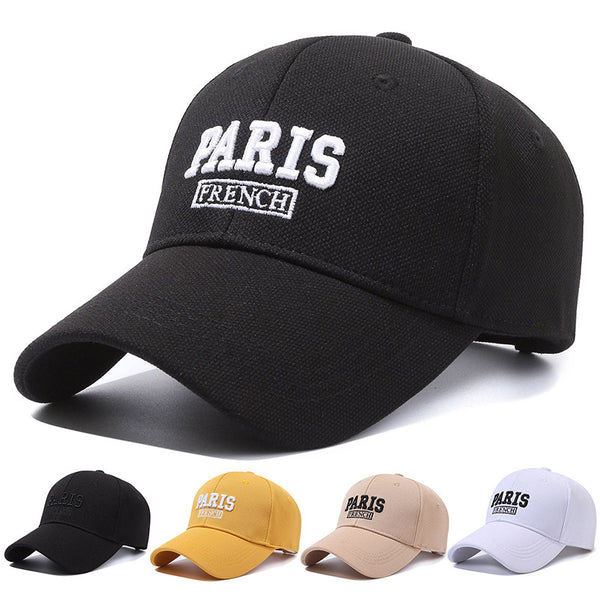 Summer new baseball cap men's versatile face small sunscreen visor big head circumference letter sports cap women
