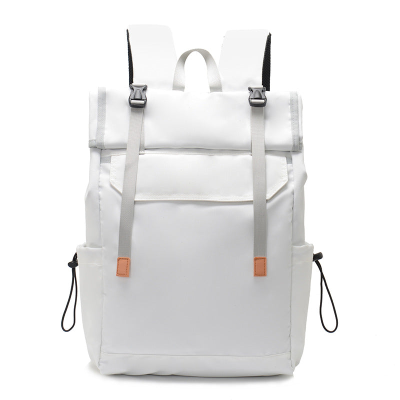 School bag Female college student fashion personality large capacity travel bag Boys tooling sports backpack High school backpack