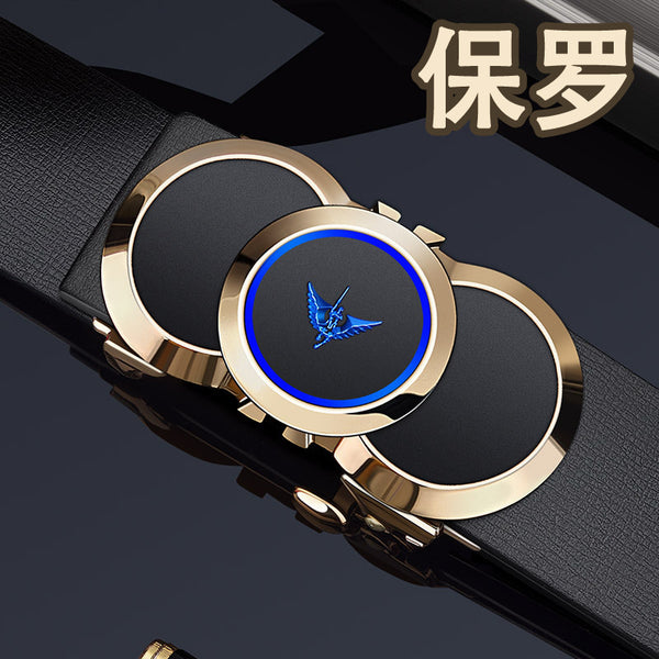 Emperor Paul Men's Belt Leather Inner Wear High-end Automatic Buckle Men's Belt Casual Belt Men's Wholesale
