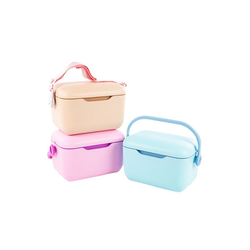 Small insulated box takeaway gift mini 6can satchel portable milk storage breast milk shoulder strap fresh gift box box