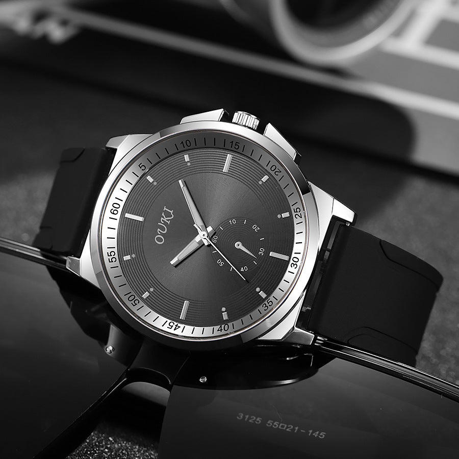 Ouki new men's watch - cross-border hot seller, men's quartz watch, round fashion watch, wholesale men's watches