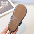 Vancahao girls' retro mary jane princess shoes - new autumn/winter  collection - kids' flat single strap mary janes